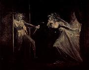 Johann Heinrich Fuseli Lady Macbeth receives the daggers china oil painting artist